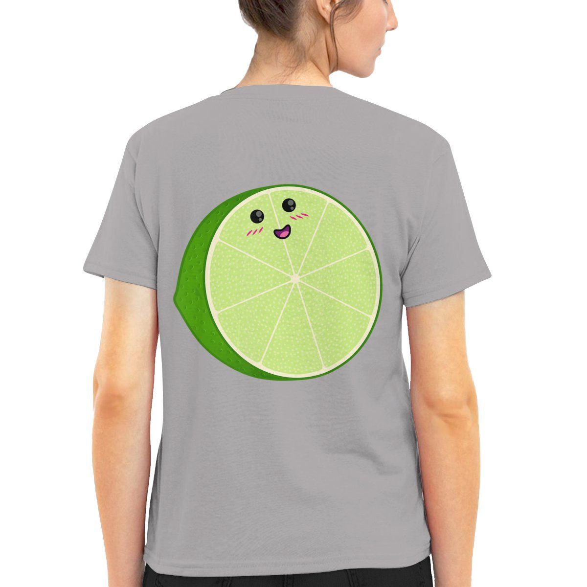 Ladies T-shirt Sports Grey